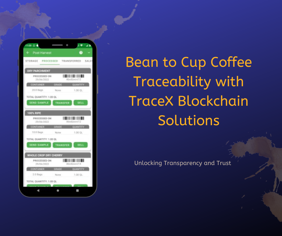 coffee traceability, coffee supply chain, coffee traceability solution, sustainable coffee traceability