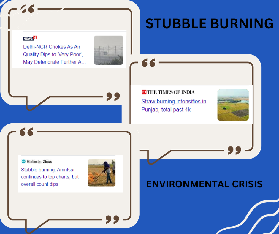 stubble burning, stubble burning in agriculture