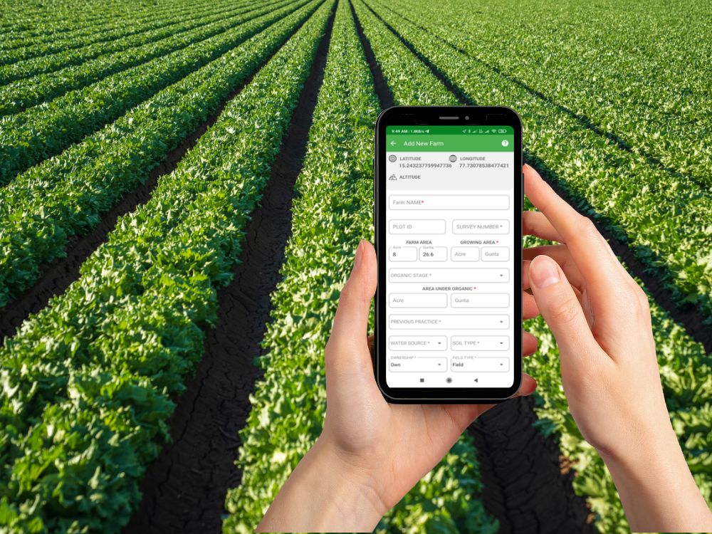 Geo tagging, farm management, crop management