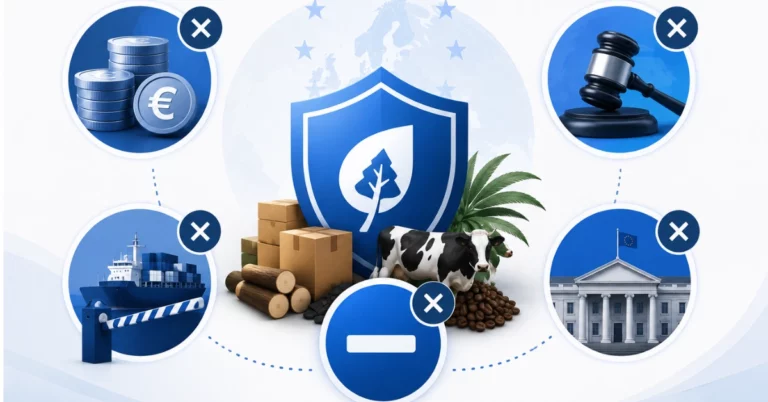 eudr penalties, eudr fines, eudr non-compliance, eudr enforcement, eudr compliance solution, eu deforestation regulation penalties