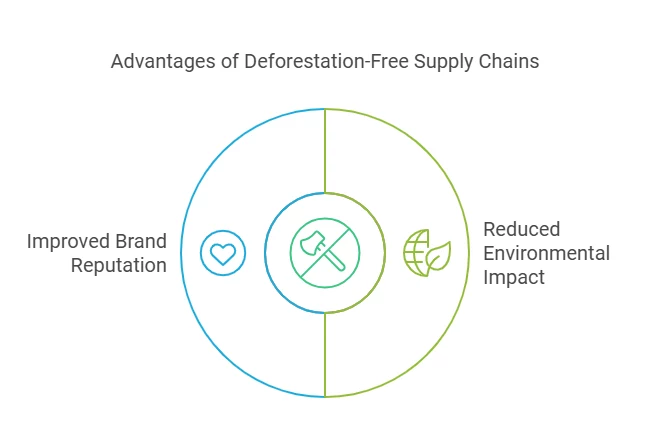 advantages of deforestation free supply chain, deforestation solutions
