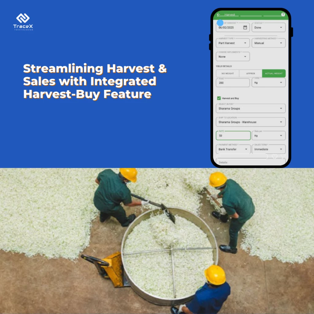 harvest buy feature, harvest sales, harvest and sales