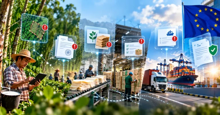 EUDR supplier challenges, EUDR supplier data, supplier data gaps EUDR