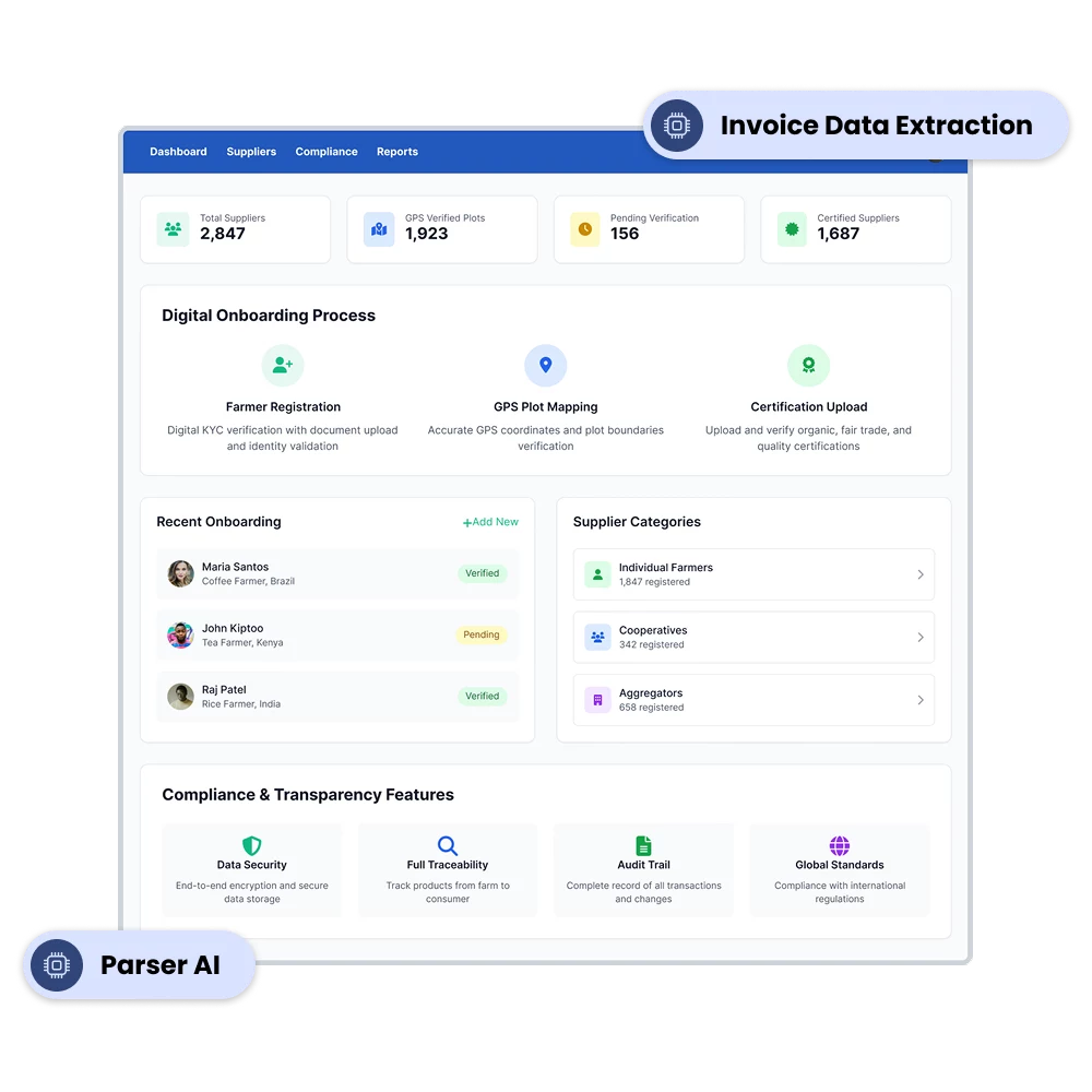 Automated Supplier Onboarding
