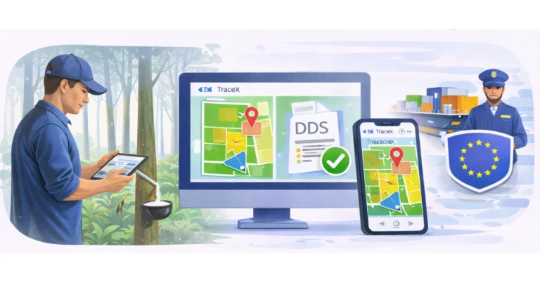 EUDR Rubber Compliance Tool for Importers