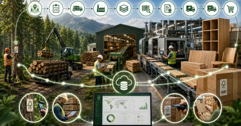 FSC traceability, FSC traceability system, FSC Trace, chain of custody traceability