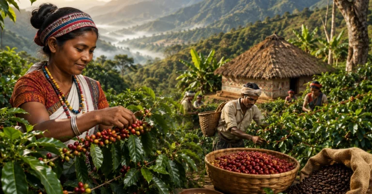 traceable tribal coffee araku valley harvest, Traceable tribal coffee
